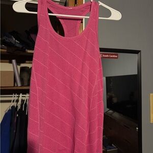lululemon athletica Pink Textured Racerback Tank